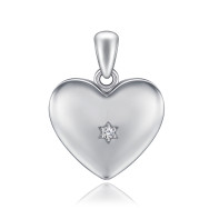 Серебряная подвеска с фианитом   SZDP00235-P/12/1