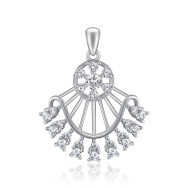 Серебряная подвеска с фианитами SZDP00289-P/12/1