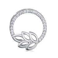 Серебряная подвеска с фианитами SZDP00295-P/12/1