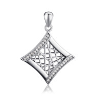 Серебряная подвеска с фианитами SZDP00315-P/12/1