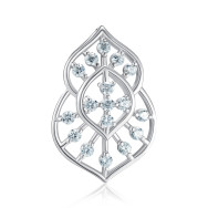 Серебряная подвеска с фианитами SZDP00329-P/12/1