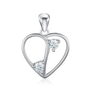 Серебряная подвеска с фианитами SZDP00397-P/12/1