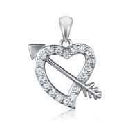 Серебряная подвеска с фианитами SZDP00589-P/12/1