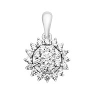Серебряная подвеска с фианитами (SZDP00938)