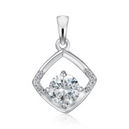 Серебряная подвеска с фианитами SZDP01766-P/12/1