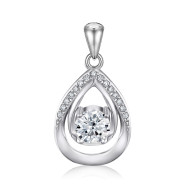 Серебряная подвеска с фианитами  SZDP01796-P/12/1