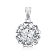 Серебряная подвеска с фианитами SZDP01811-P/12/1