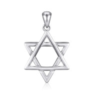Серебряная подвеска Звезда Давида  SZDP02250-P/12