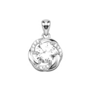 Серебряная подвеска с фианитами (SZDP02905)