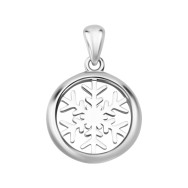 Серебряная подвеска Снежинка (SZDP03695)