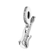 Серебряная бусина шарм с фианитами (SZDP04527)