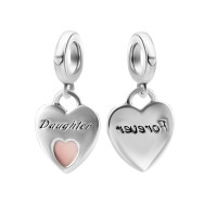 Шарм для мамы и дочери с надписями с 2-х сторон (SZDP04578)