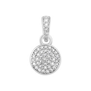 Серебряная подвеска с фианитами (SZDP04885)