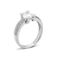 Серебряное кольцо с фианитами (SZDR00193)