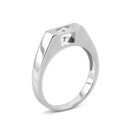 Серебряное кольцо с фианитом (SZDR03076)
