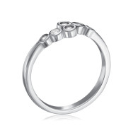 Серебряное кольцо с фианитами  SZDR09769-R/12/1