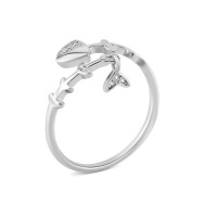 Серебряное кольцо с фианитами (SZDR10369)
