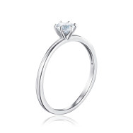 Серебряное кольцо с фианитом SZDR16704-R/12/1