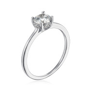 Серебряное кольцо с фианитом SZDR16709-R/12/1