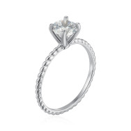 Серебряное кольцо с фианитом SZDR16727-R/12/1