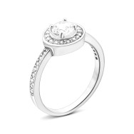 Серебряное кольцо с фианитами (SZDR18899)