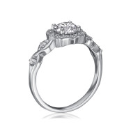 Серебряное кольцо с фианитами TR-1294-6-S-R/12/1