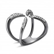 Серебряное кольцо с фианитами (WR25175-W(bp))