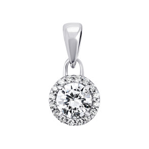 Серебряная подвеска с фианитами (930054б)