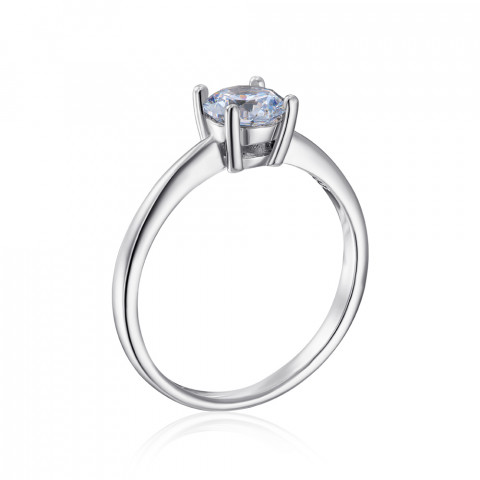 Срібна каблучка з фіанитом Tesori Zirconia (00872/12/1/4026)