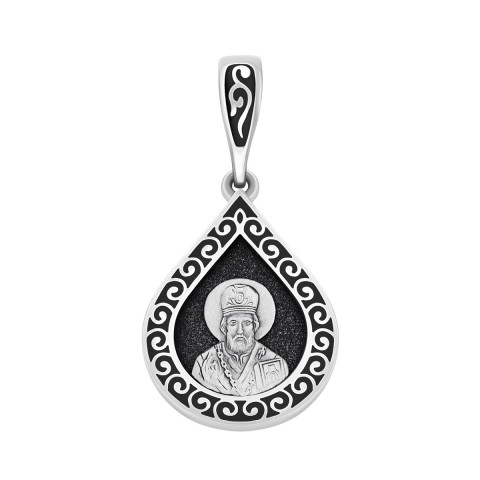 Срібна підвіска-іконка «Св. Микола Чудотворець» (1093/1 Р)