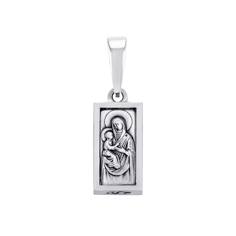 Срібна підвіска-іконка Божої Матері Володимирська (1100 Р)