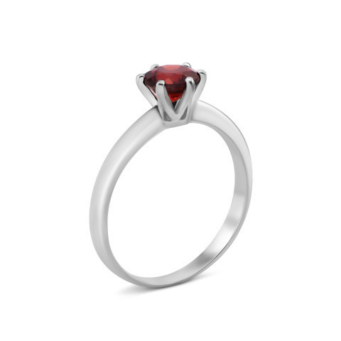 Срібна каблучка з гранатом (1851/1р-GARN)
