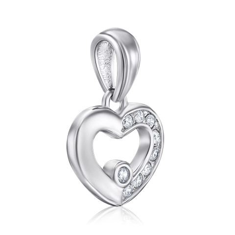 Срібна підвіска з фіанітами 2P20849-P/12/1
