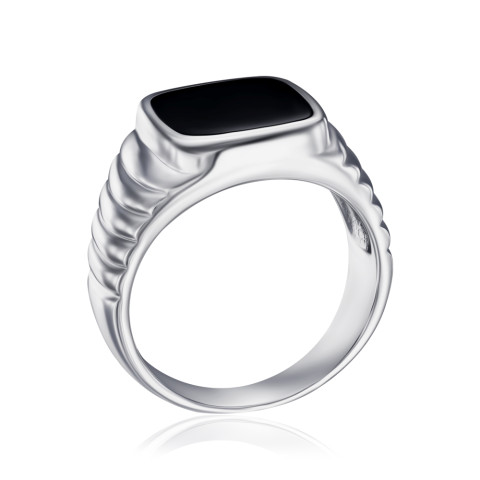 Срібна печатка з емаллю 2R24551-R/12/389