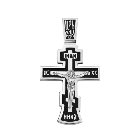 Срібний хрестик Розп'яття Христа (3115 Р)