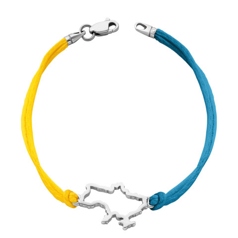 Браслет Україна на нитці (4073)