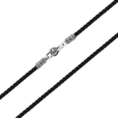 Ювелірний шнурок зі срібнимм замком (471.32 ч)