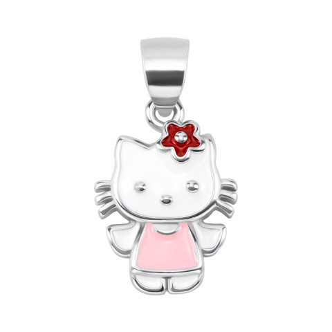 Срібна підвіска Котик (9540081рб)