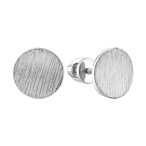 Срібні сережки-пусети (ВС-241/1р)