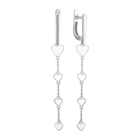 Срібні сережки-підвіски (AE00904)