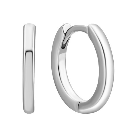 Срібні сережки-конго (B01154)