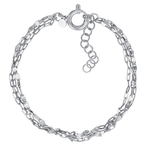 Срібний браслет (BCFXD000015-1-B/12)