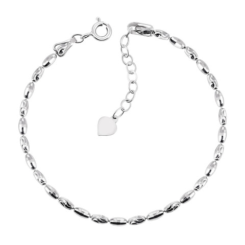 Безрозмірний срібний браслет (1BR69456)