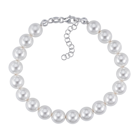 Срібний браслет з перлами (BRT  8017 RH-B/12/4780)