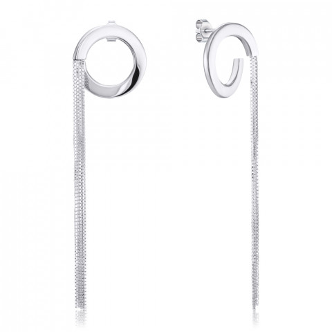 Срібні сережки-пусети без вставки (OCFXD000101-E/12)