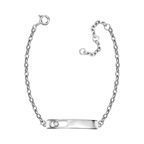 Срібний браслет з фіанітом (PDB03569)