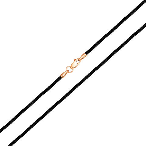 Ювелірний шнурок зі срібним замком (pk6231)