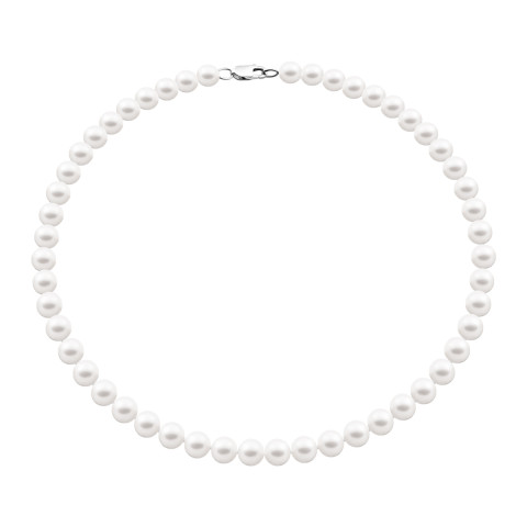 Срібне кольє з перлами (PS0808б)