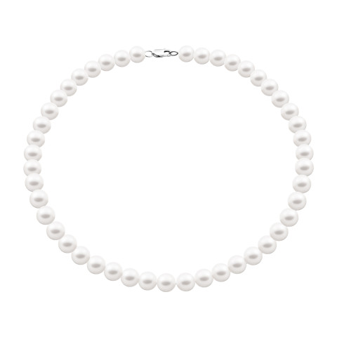 Срібне кольє з перлами (PS0910б)