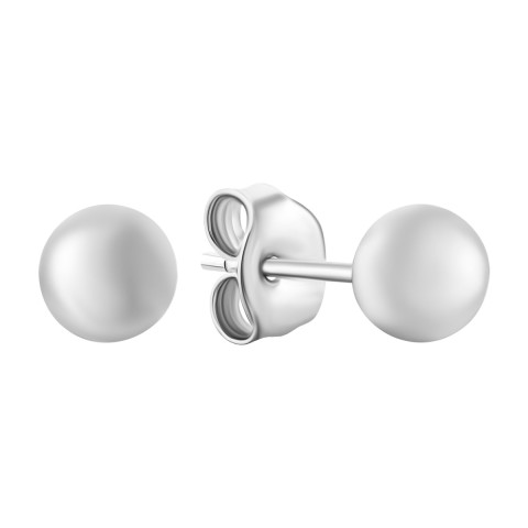 Срібні сережки-пусети (SE00760-3mm)